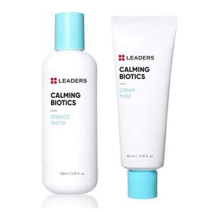 Leaders Calming Biotics Cream Mask 2.70 fl oz & Essence Water 5.07 fl oz NIB